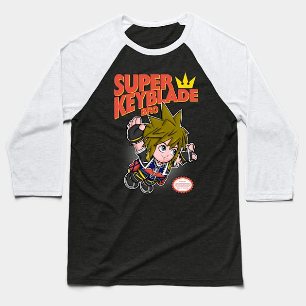 Super Keyblade Bro Baseball T-Shirt by paulagarcia